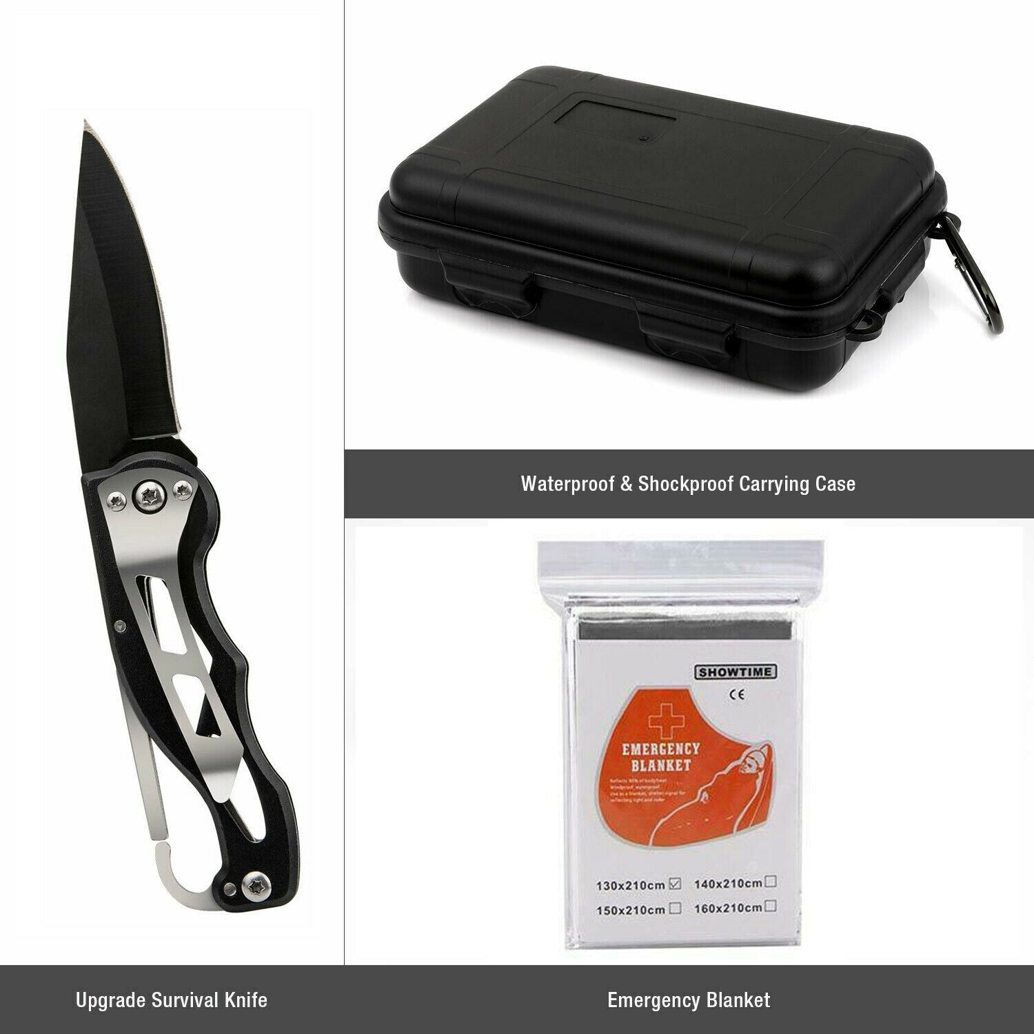 14 sa 1 Outdoor Emergency Survival At Safety Gear Kit Camping