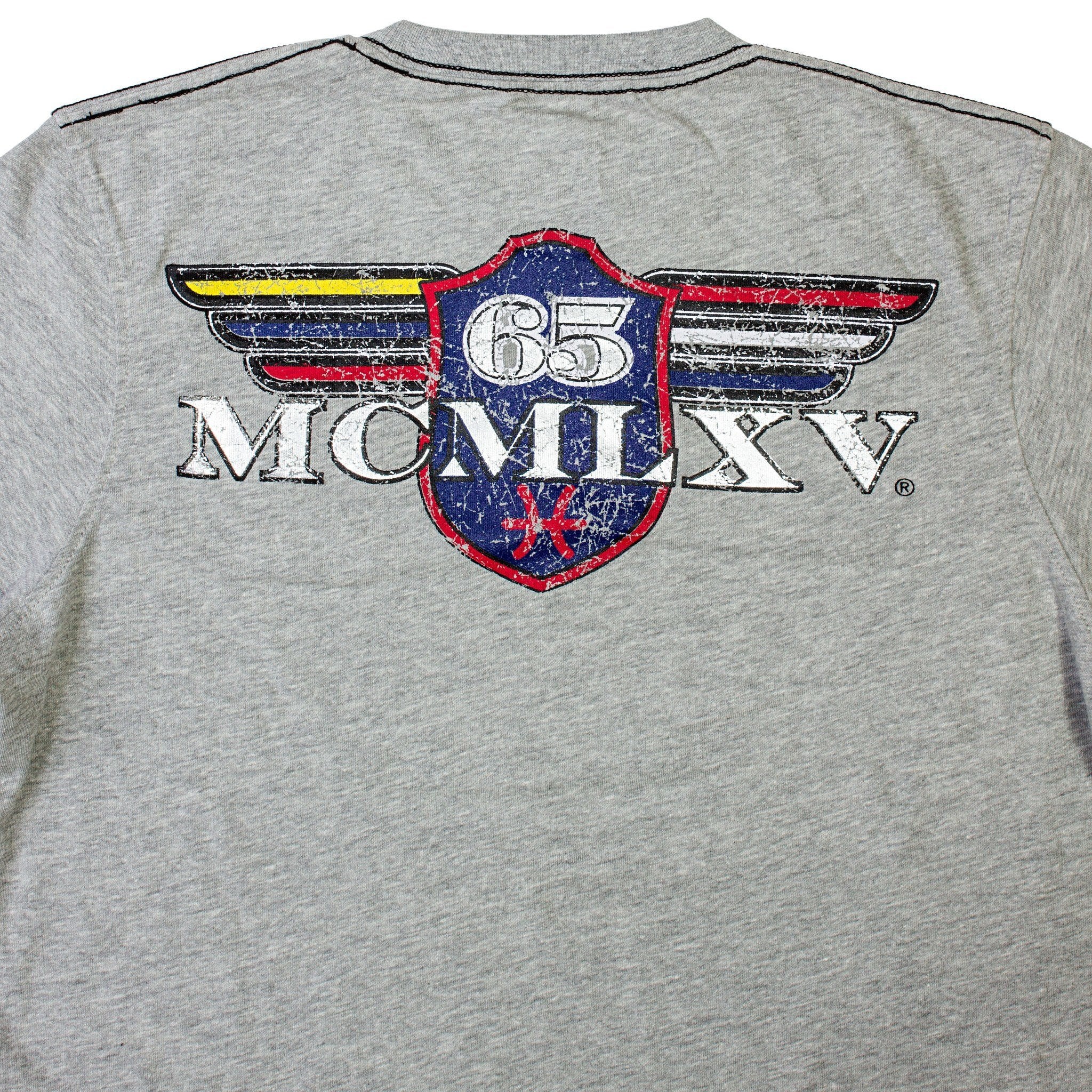 65 MCMLXV Men's Vintage Logo Graphic T-Shirt In Navy